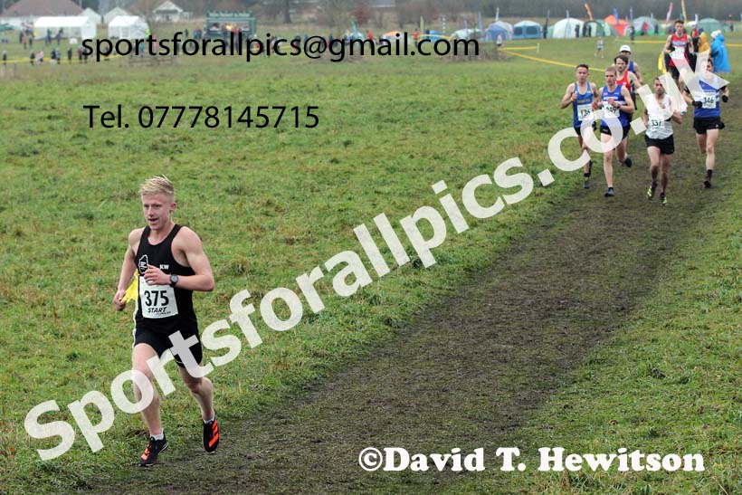 Senior men, 2021 North Eastern Cross Country Championships, Sedgefield. Photo: David T. Hewitson/Sports for All Pics
